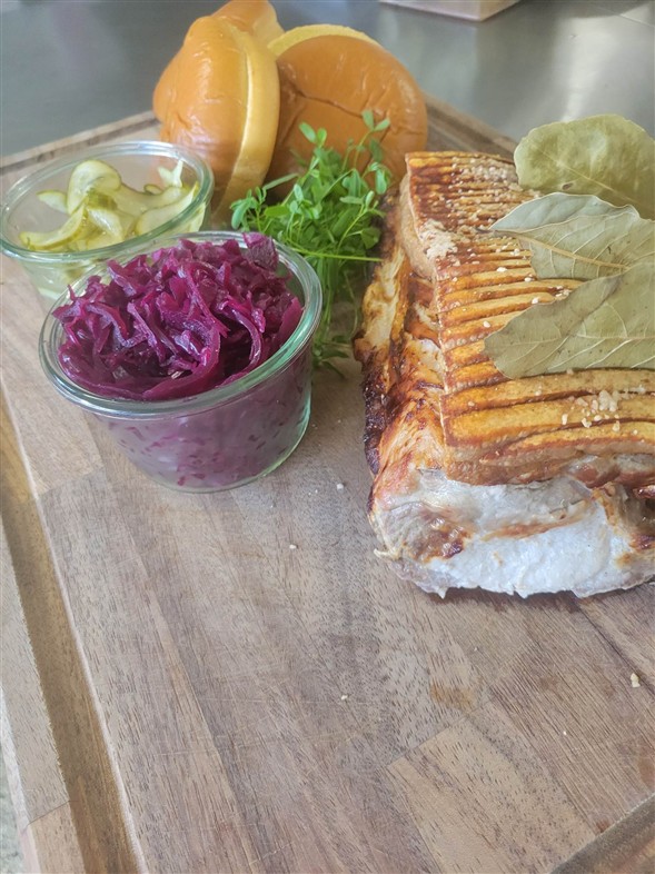 Flæskesteg m/sprøde svær